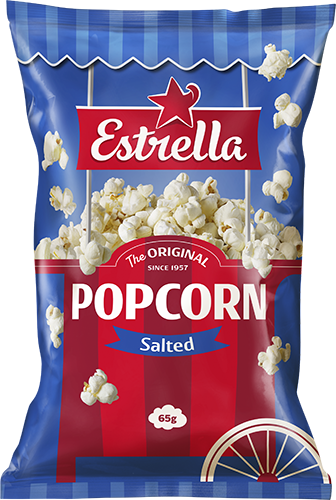 Färdigpoppade Popcorn Salt
