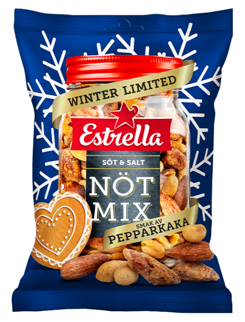 Nötmix smak av pepparkaka
